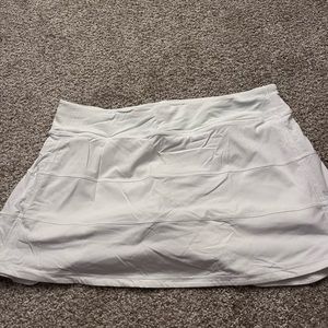 lululemon white tennis skort